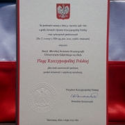 Stacja Morska IO UG uhonorowana Flagą Rzeczypospolitej Polskiej