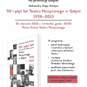 Aleksandry Kiedysz-Zając "50 i 5 lat Teatru Muzycznego w Gdyni 1958–2013"
