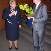 prof. dr hab. Janina Ciechanowicz-McLean z JM Rektorem