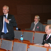 prof. Rolf Granow z Lübeck University of Applied Sciences oraz prof. Stanisław Wrycza