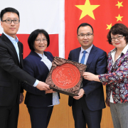 Delegacja z Uniwersytetu Chińskiej Akademii Nauk Społecznych w Pekinie