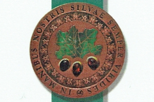 medal in manibussilvae semper virides