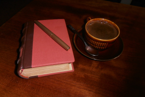 kawa i książka